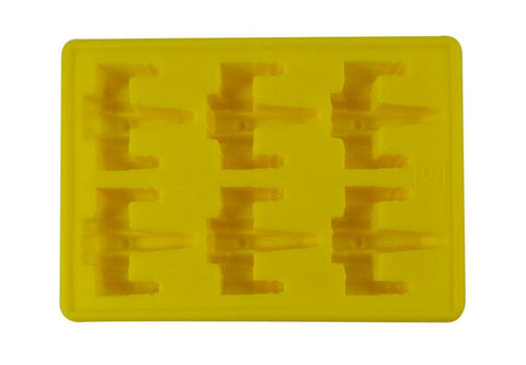 Dope Molds Silicone Gummy Mold - 6 Cavity Yellow X-Wing