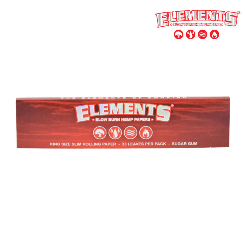 ELEMENTS ULTIMATE THIN RICE ROLLING PAPERS KINGSIZE SLIM,