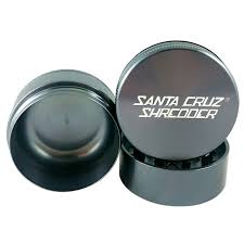 Santa Cruz Shredder Gunmetal Grey 2.75" 3-Piece Grinder