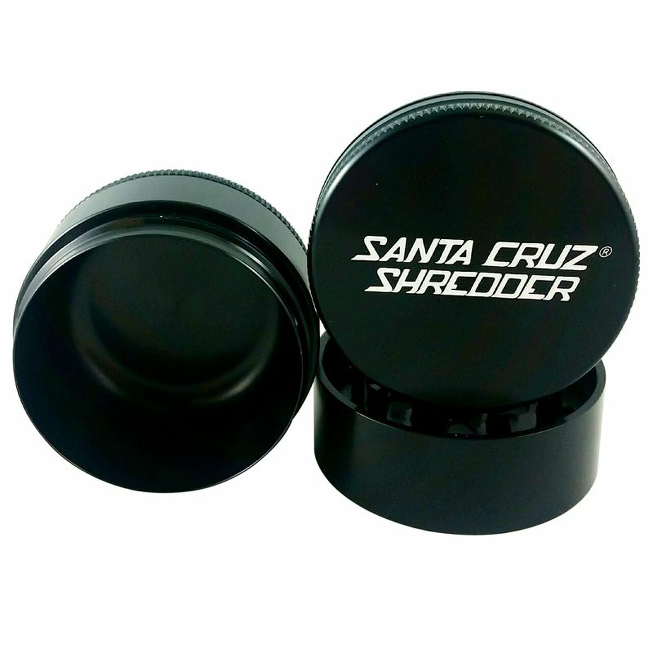 Santa Cruz Shredder 3-Piece Grinder Large 2.75" - Matte Black