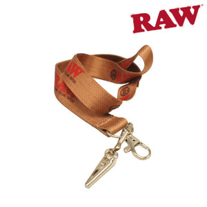 RAW SMOKERS LANYARD V.2 WITH ROACH CLIP