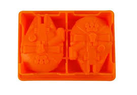 Dope Molds Silicone Gummy Mold - 2 Cavity Orange Millenium Falcon