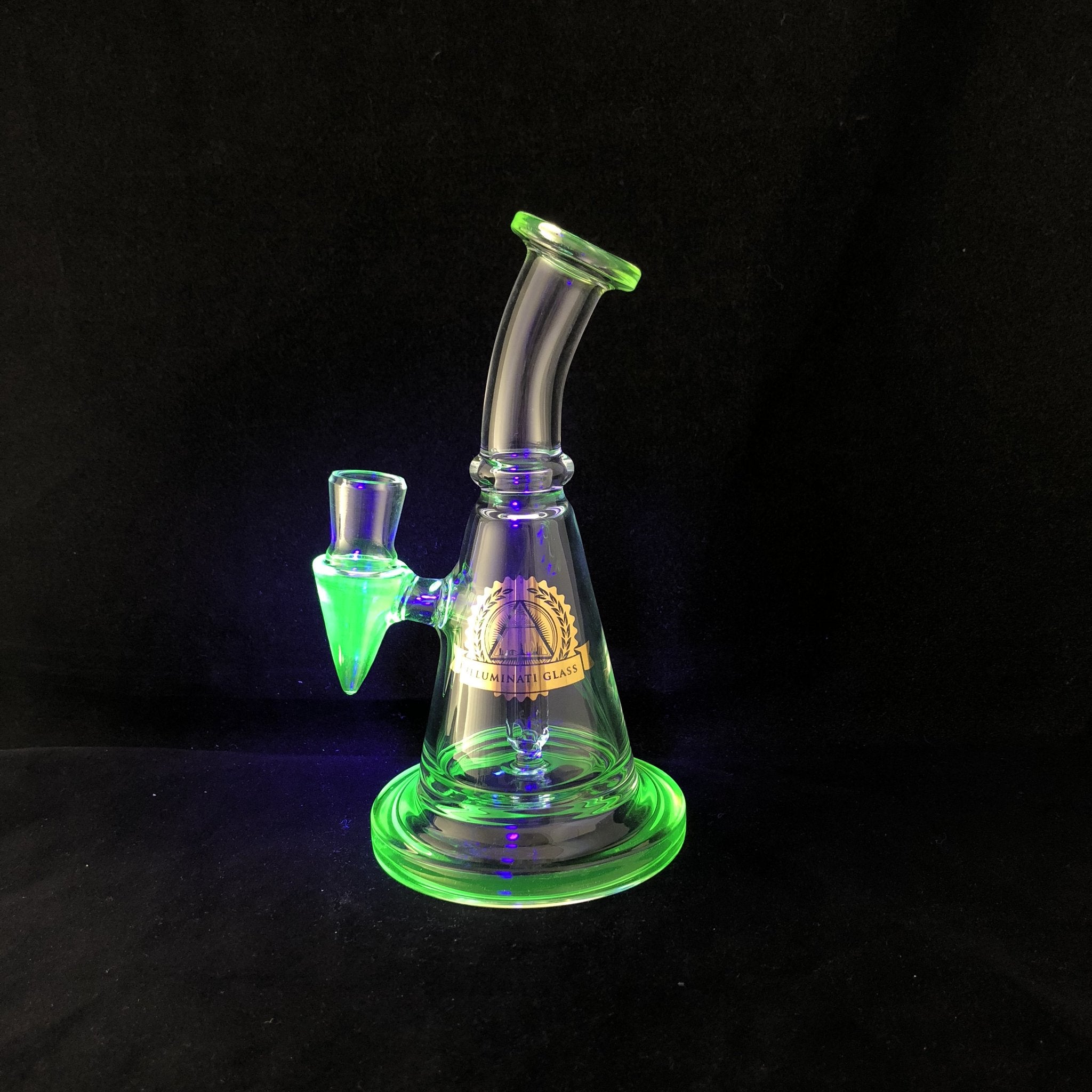 UV Conical Banger Hanger by Illuminati Glass