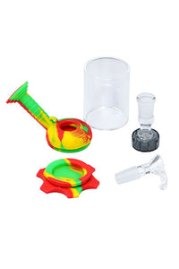 5 inch silicone 5-Piece Drum Perc Bubbler