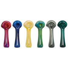 4.5" Solid Colour Spoon Hand Pipe