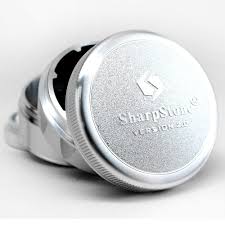 4-Piece V2 Grinder by SharpStone - 2.5" - Silver.