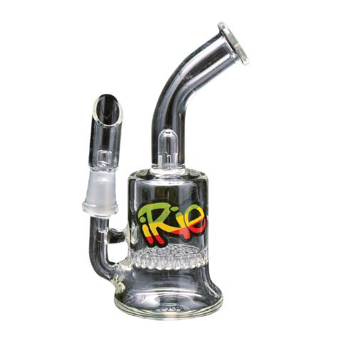 iRie 5" Tall Ky-Mani Concentrate Recycler W/ Honeycomb Perc