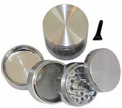 SharpStone 3" Silver 4-Piece Grinder