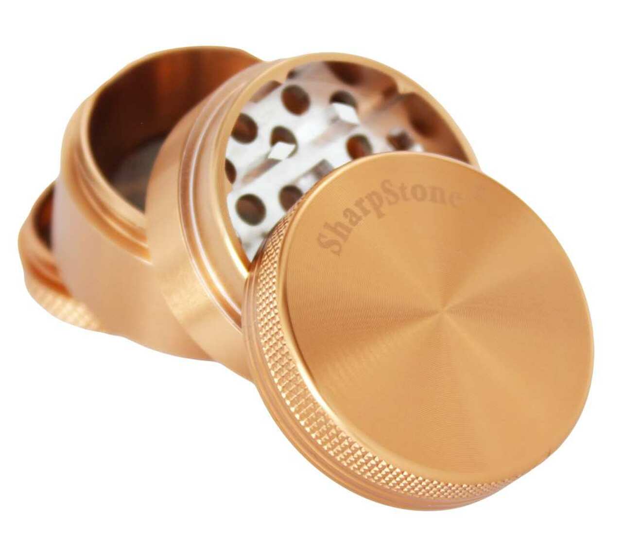 SharpStone 4-Piece Grinder Pollinator Colored 2.2" - Brown