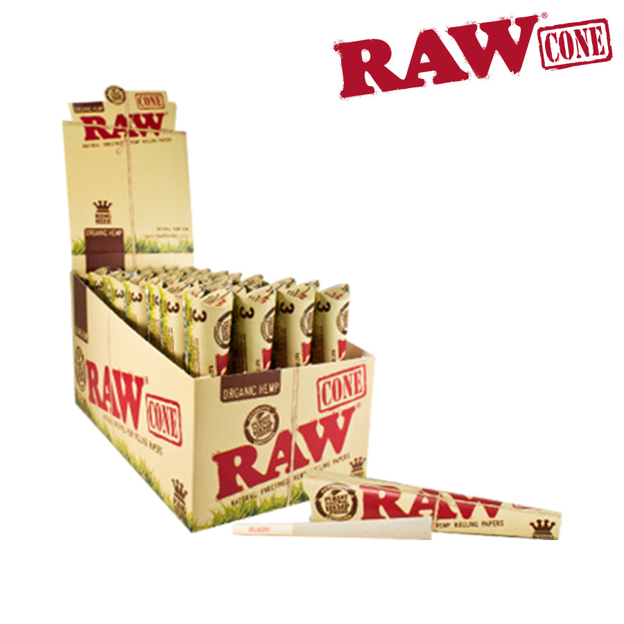 RAW Organic Pre-Rolled Cones King Size (3 pk)