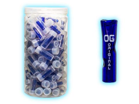 OG Original Glass Tips Glass Rolling Filter Tip - Colored Flat