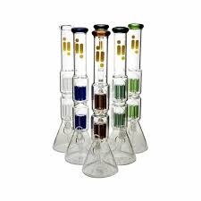 Infyniti 18" Beaker w/ Double Tree Perc & Ice Restriction