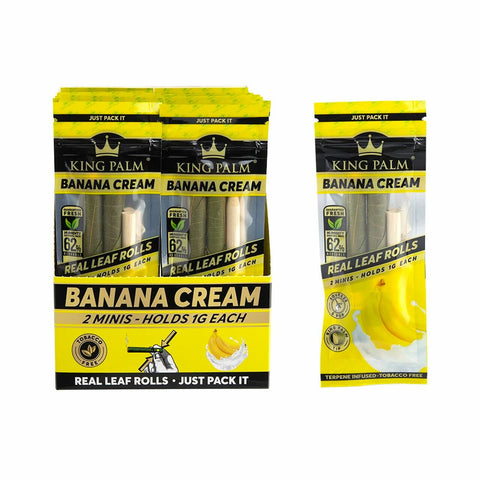 King Palm Mini Pre-Roll Pouch - Banana Cream