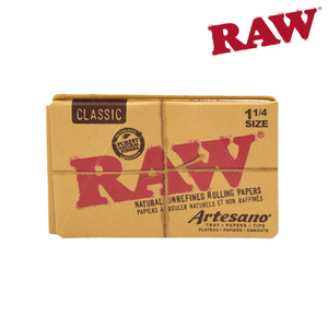 Raw Artesano 1 1/4 w/ Tray, Papers, Tips