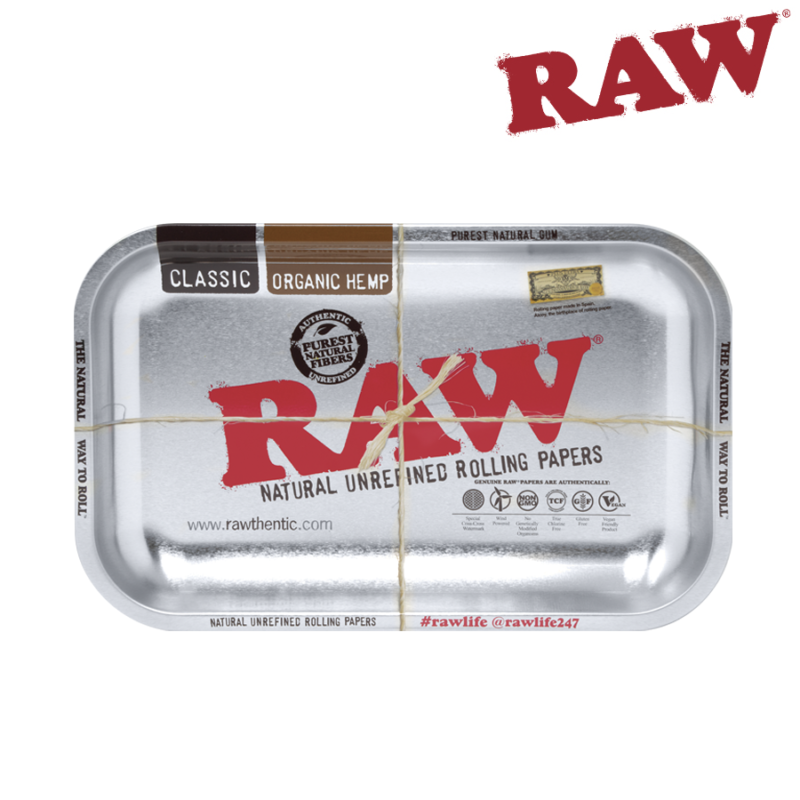 Raw Steel Rolling Tray - Small