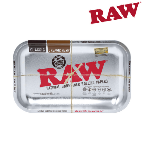 Raw Steel Rolling Tray - Small