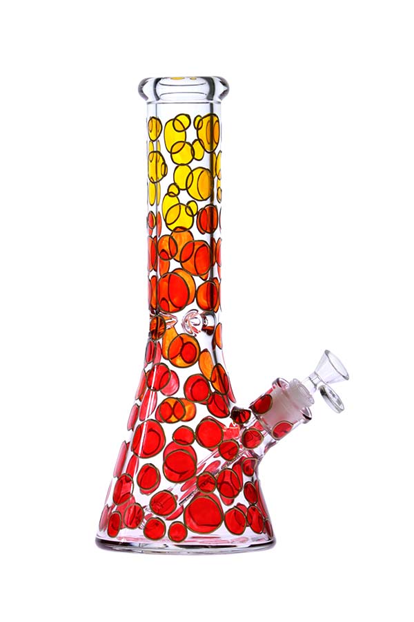 13 Inch Color Dots Beaker