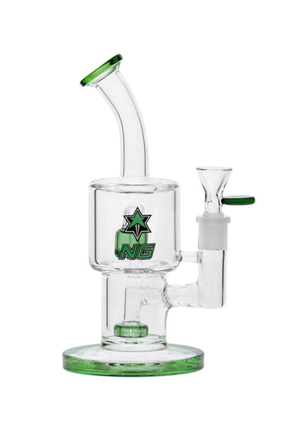 Nice Glass 8.5 inch Double Chamber Bubbler