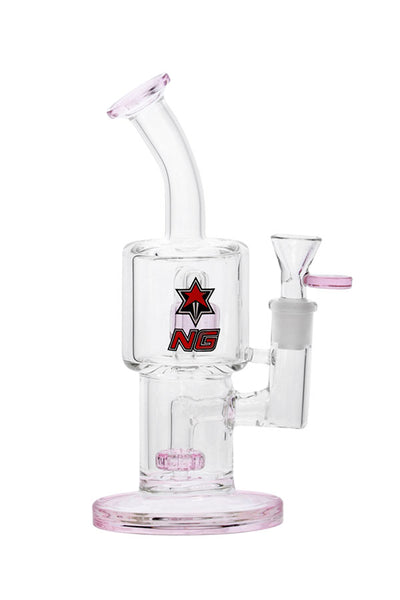 Nice Glass 8.5 inch Double Chamber Bubbler