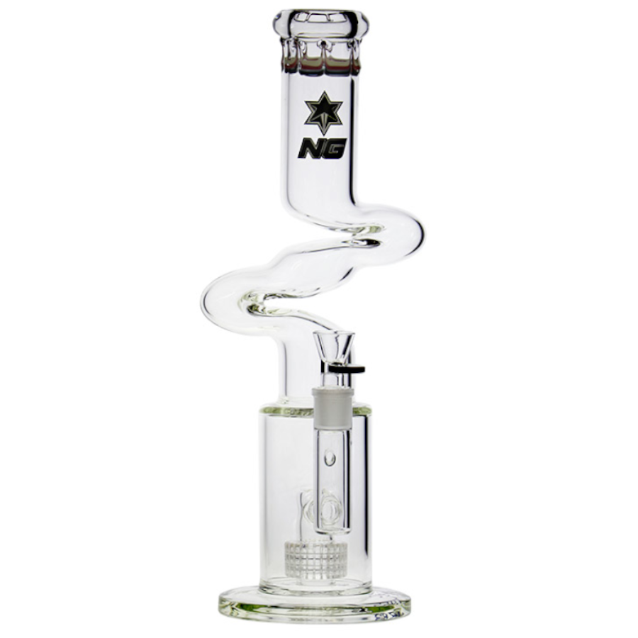 Nice Glass 16 inch Matrix Straight Zong