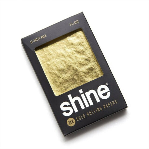 Shine 24k Gold Twelve Sheet Pack Rolling Papers